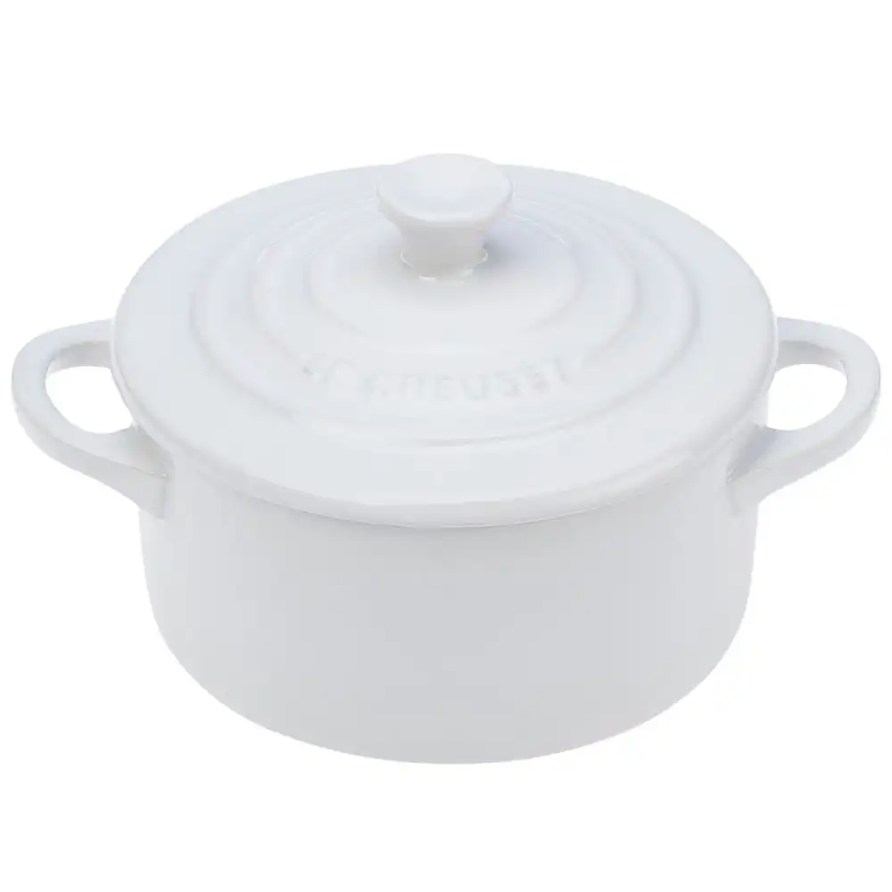 Le Creuset 14oz Round Mini Cocotte | White