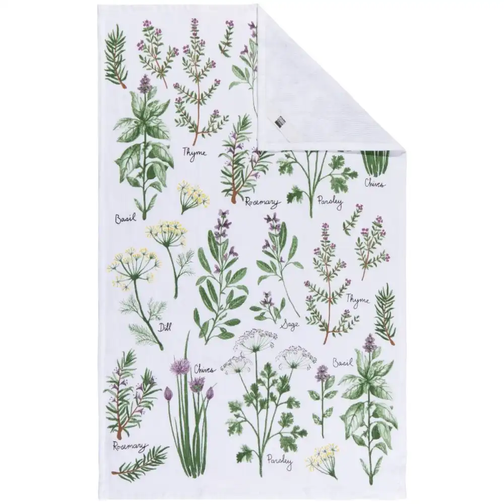 Alternative view of Now Designs by Danica Terry Dishtowel | Fresh Herbs