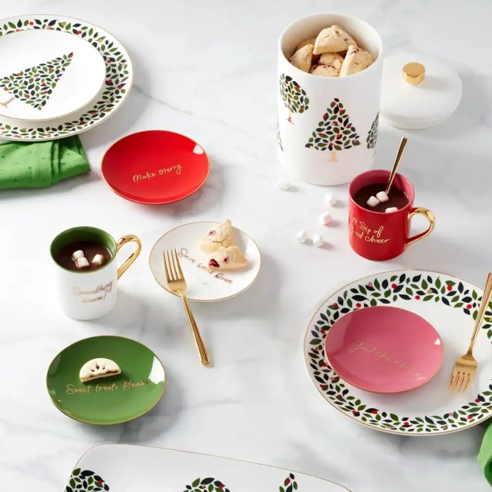 Alternative view of Kate Spade 4-Piece Dinner Plates | Evergreen