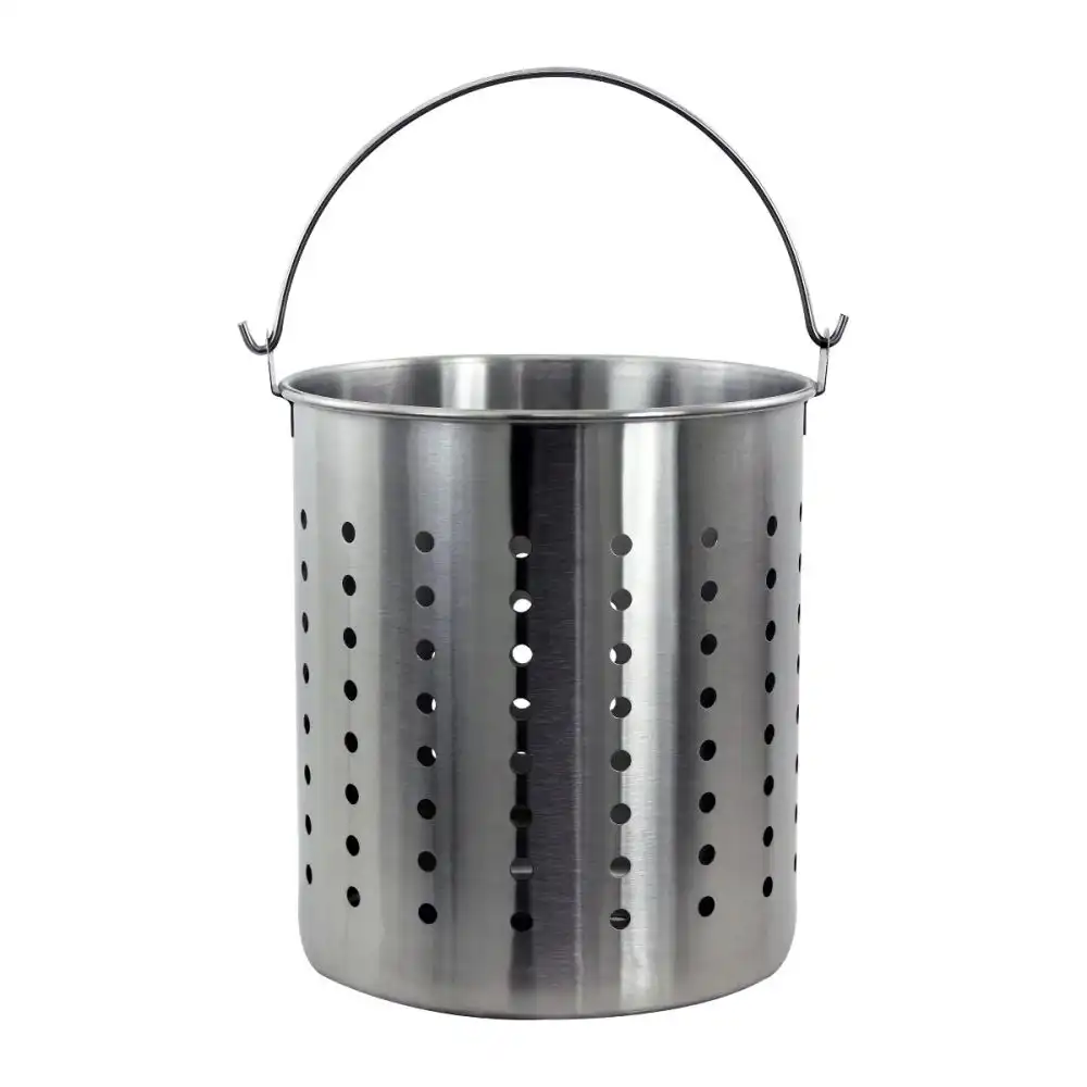 Alternative view of Chard 42 Qt. Stainless Steel Pot with Strainer Basket