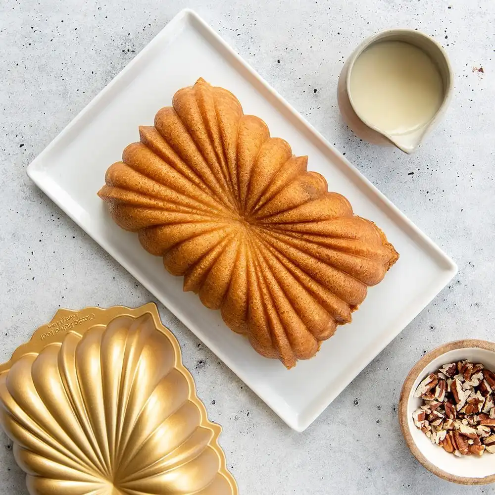 Alternative view of Nordic Ware Premier Gold Classic Fluted Loaf Pan