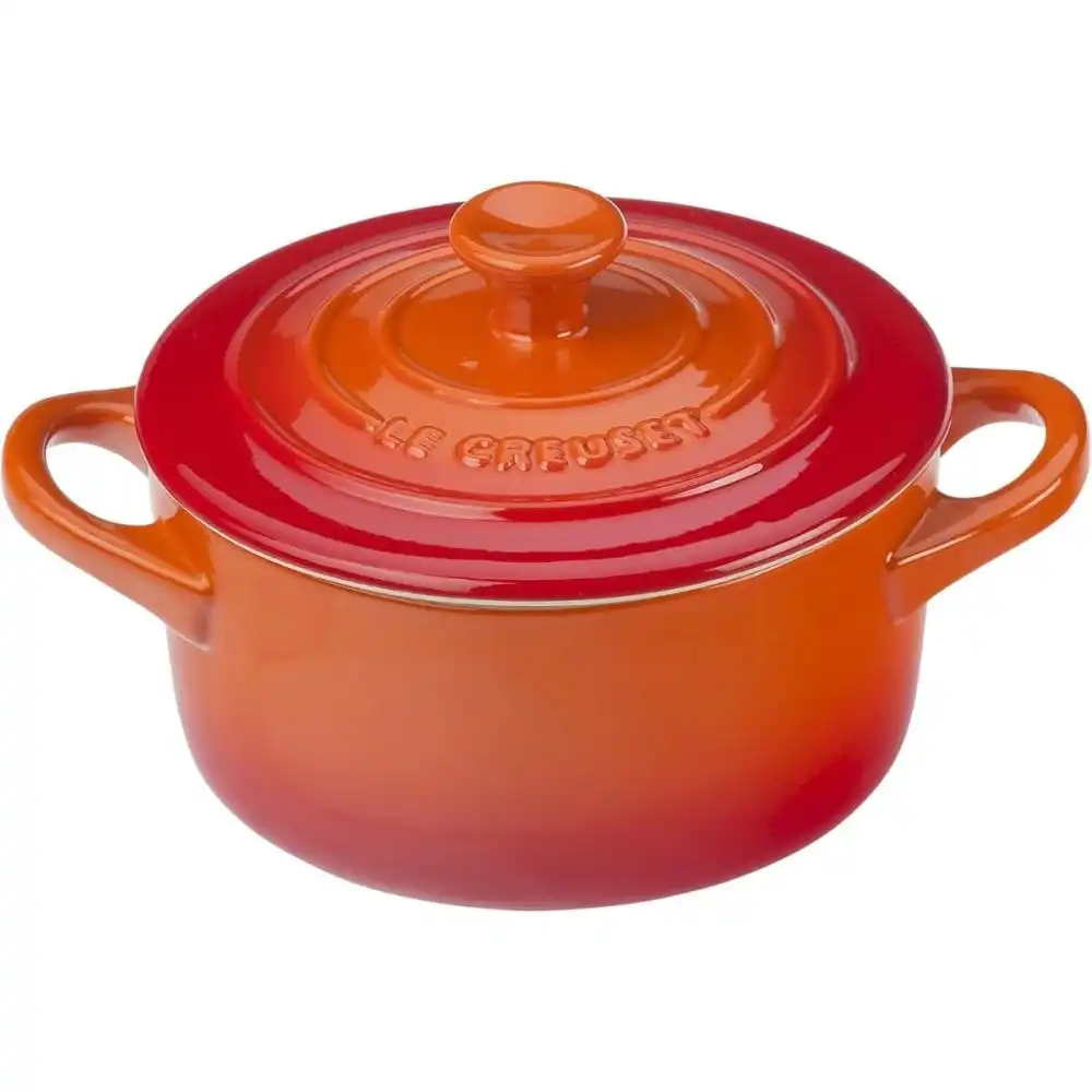 Alternative view of Le Creuset Mini Cocottes & Cookbook (Set of 4) | Flame