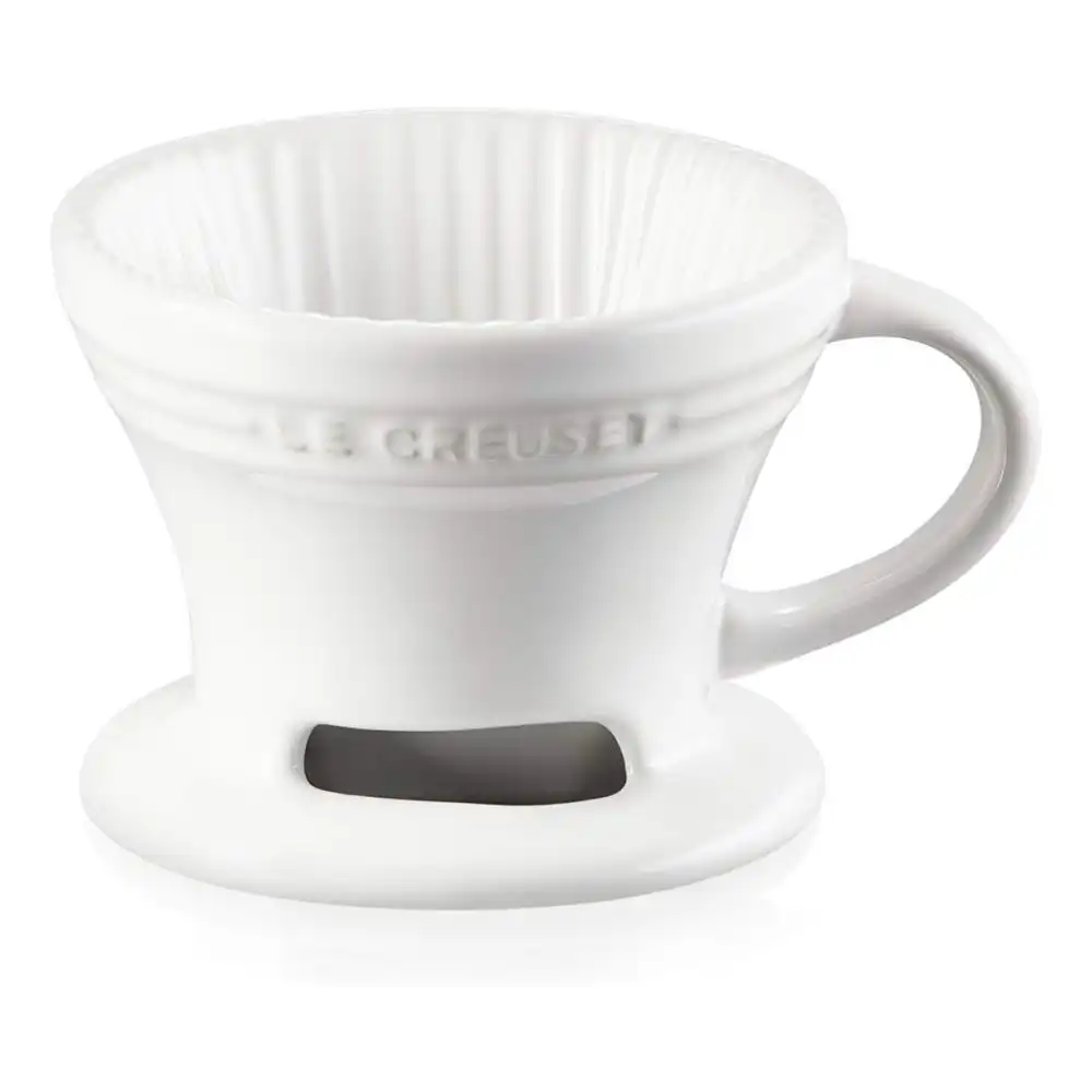 Le Creuset Pour Over Coffee Cone | White