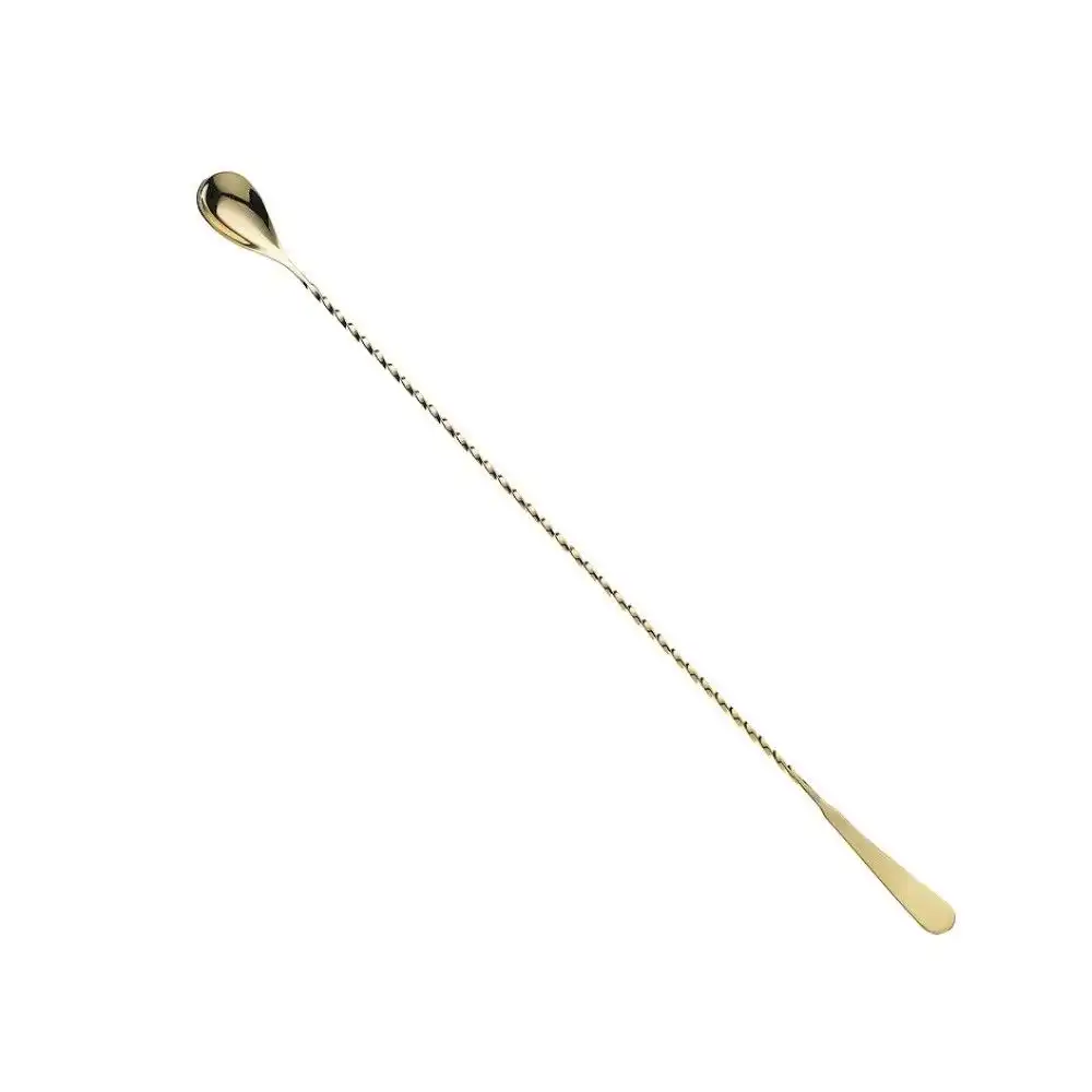 Mercer Barfly 17.1" Japanese-Style Bar Spoon | Gold Plated