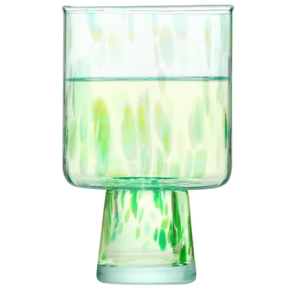 Alternative view of LSA Sea Glass 2-Piece 10oz Wine Glasses | Sea Greens