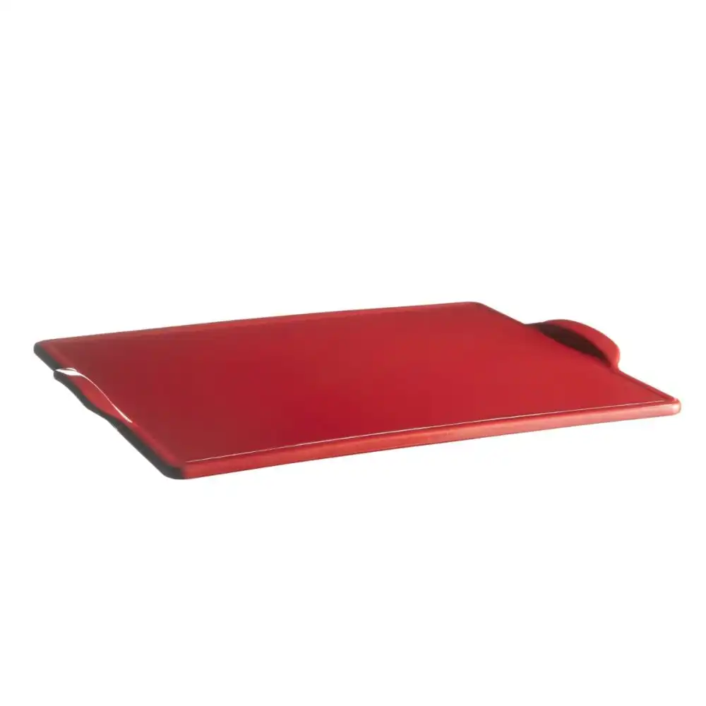 Emile Henry Rectangular Pizza Stone | Burgundy
