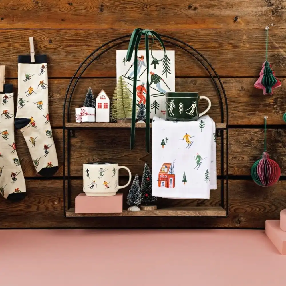 Alternative view of Danica Jubilee Dishtowel | Ski Ya Later