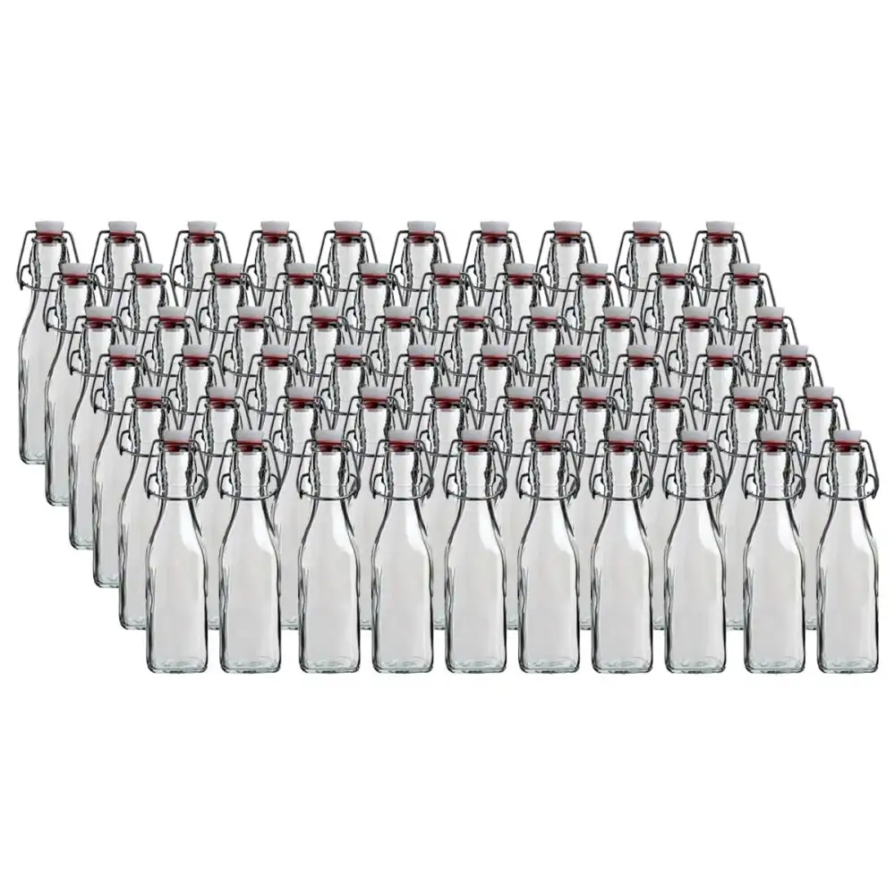 Bormioli Rocco Swing Top Glass Bottles (Set of 60) | 8.5oz (0.25L)