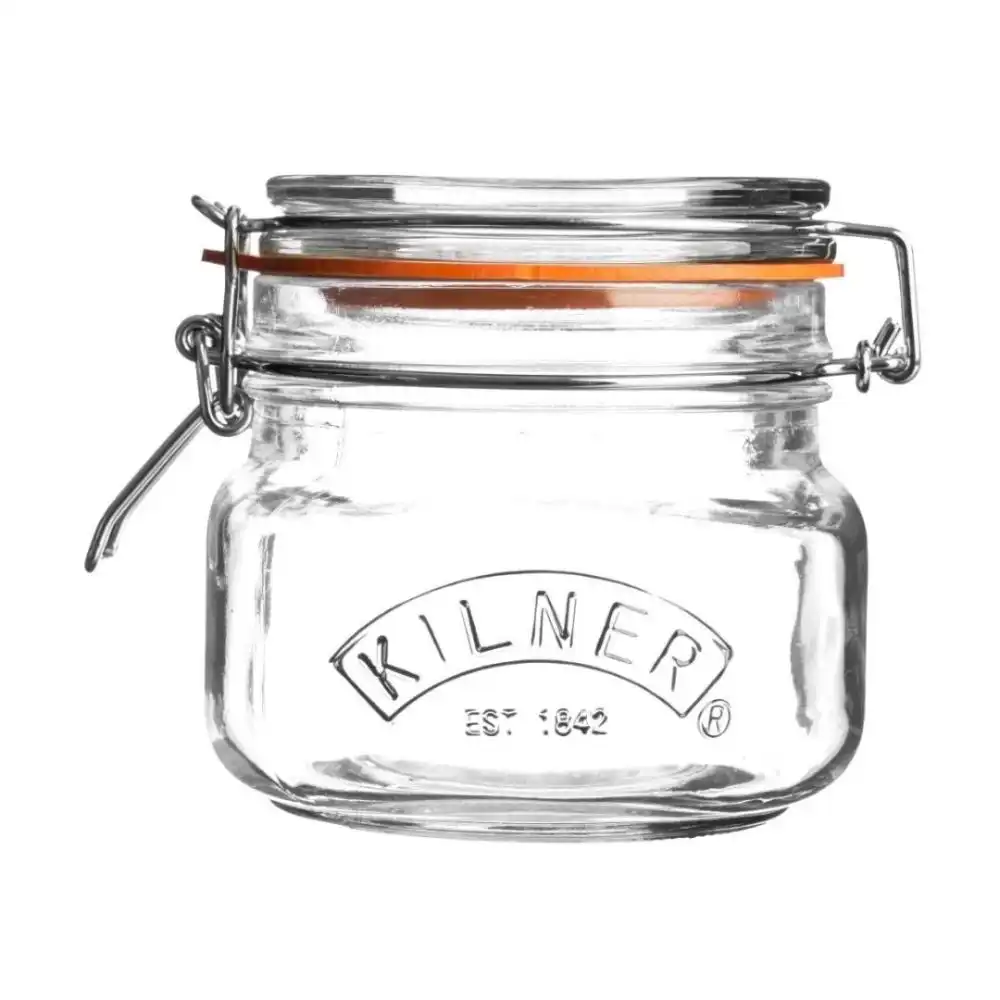 Alternative view of Kilner Square Clip Top Jars (Set of 6) | 17oz