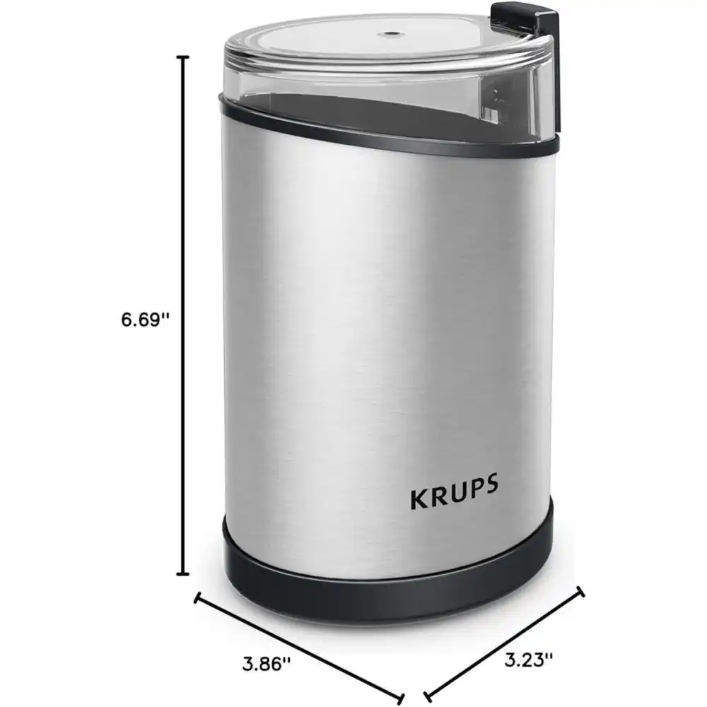 Alternative view of Krups Fast Touch Coffee Grinder | Stainless Steel