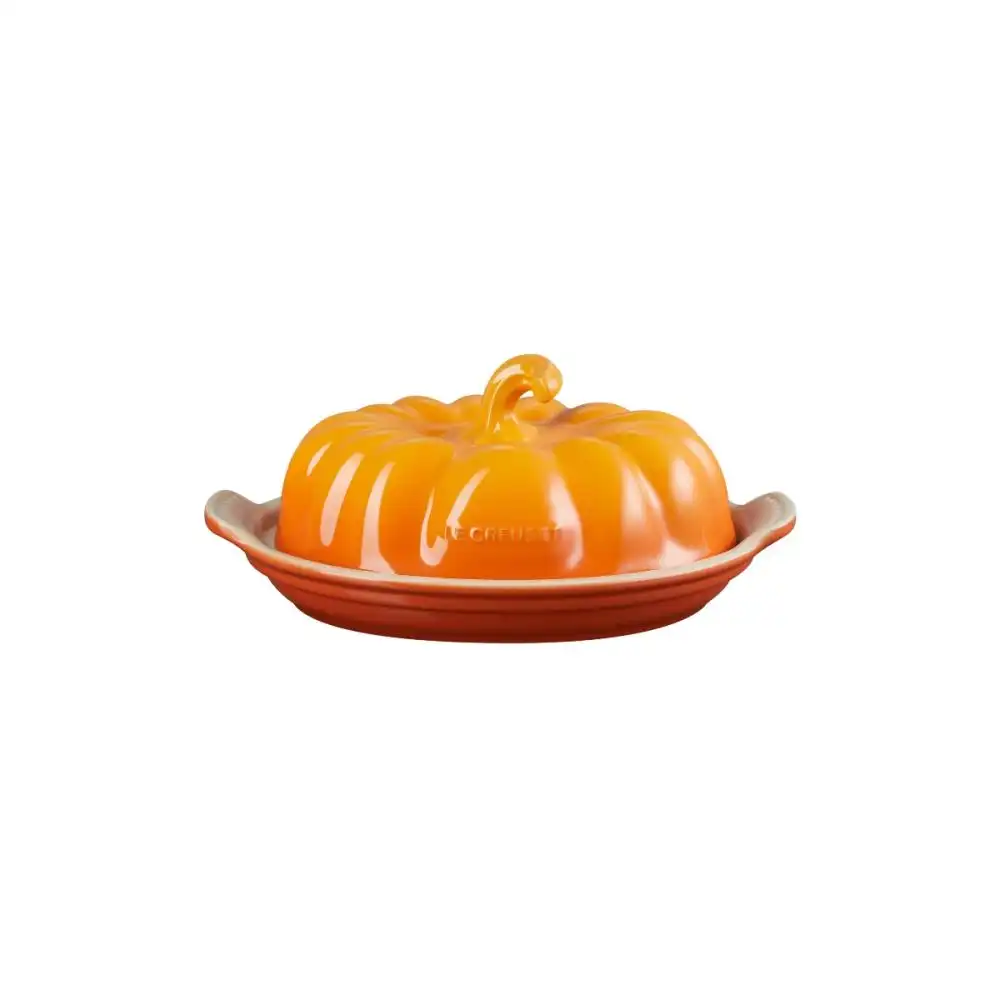Alternative view of Le Creuset Pumpkin Covered Butter Dish | Persimmon