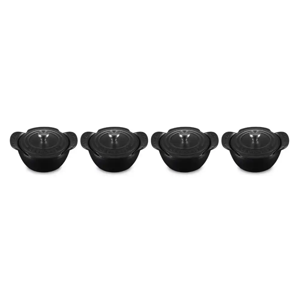 Le Creuset Gourmand Collection 0.75 Qt. Mini Round Cocotte | Set of 4