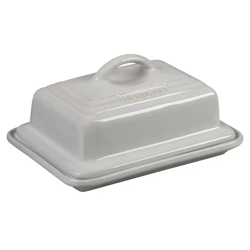 Le Creuset Heritage Stoneware Butter Dish | White