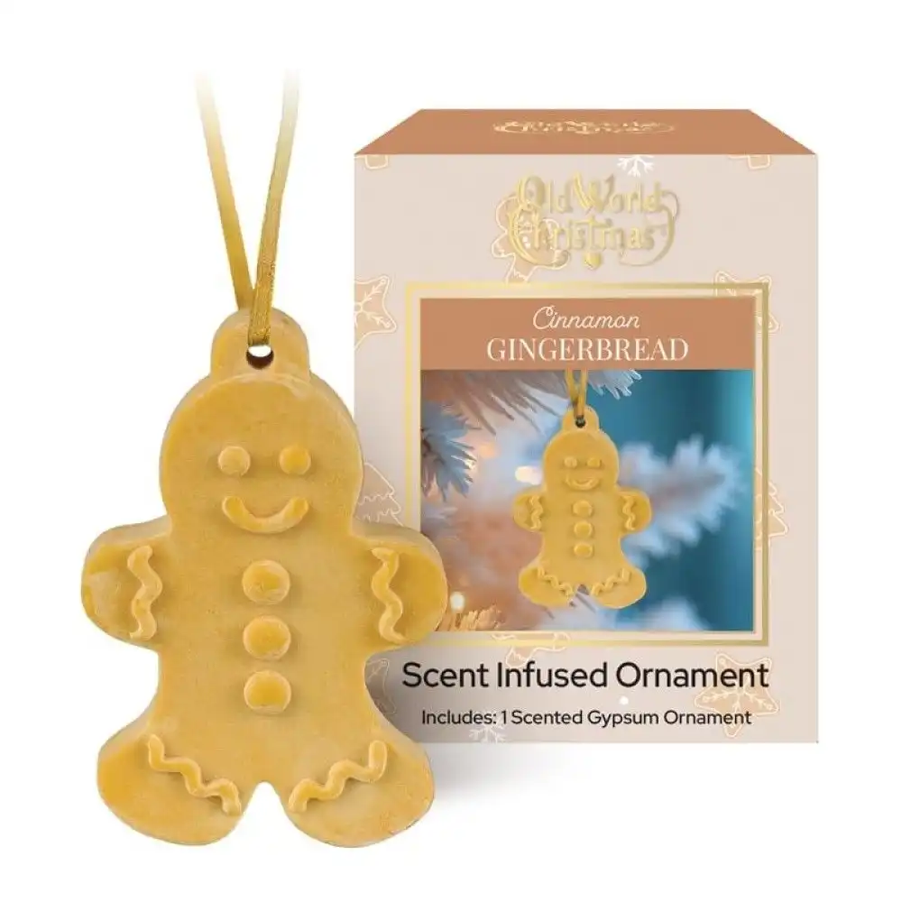 Old World Christmas Ornament | Cinnamon Gingerbread Scented