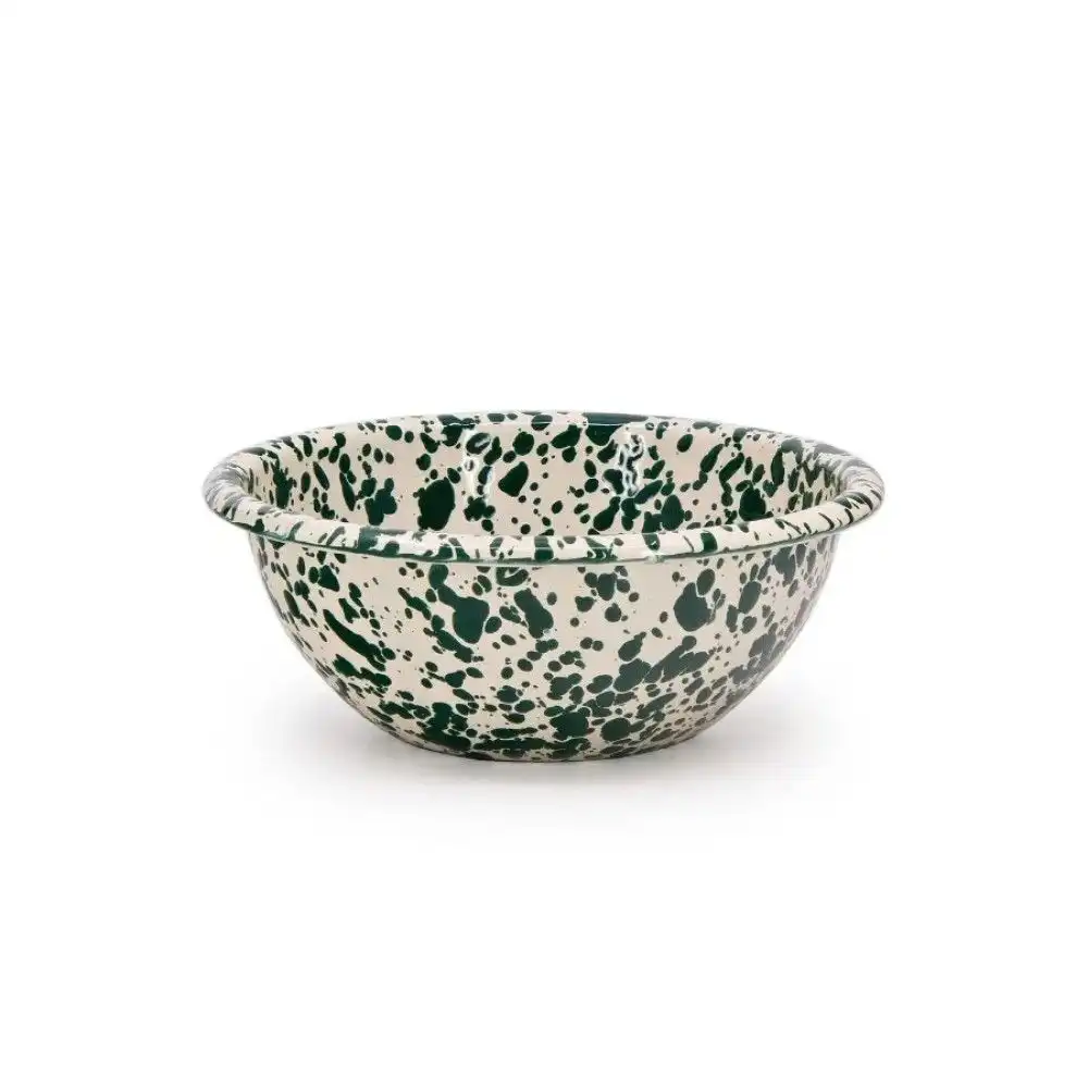 Crow Canyon 20oz Cereal Bowl | Green Splatter