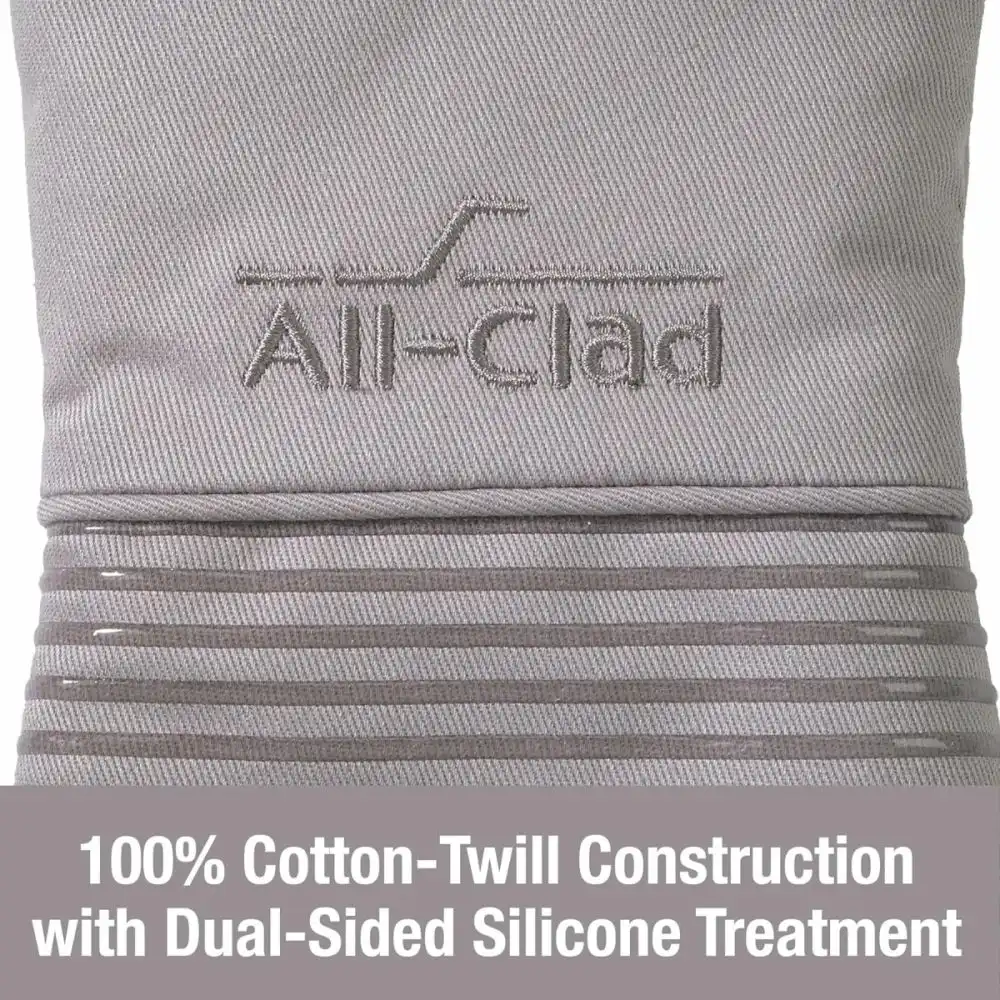Alternative view of All-Clad Silicone Oven Mitt | Titanium
