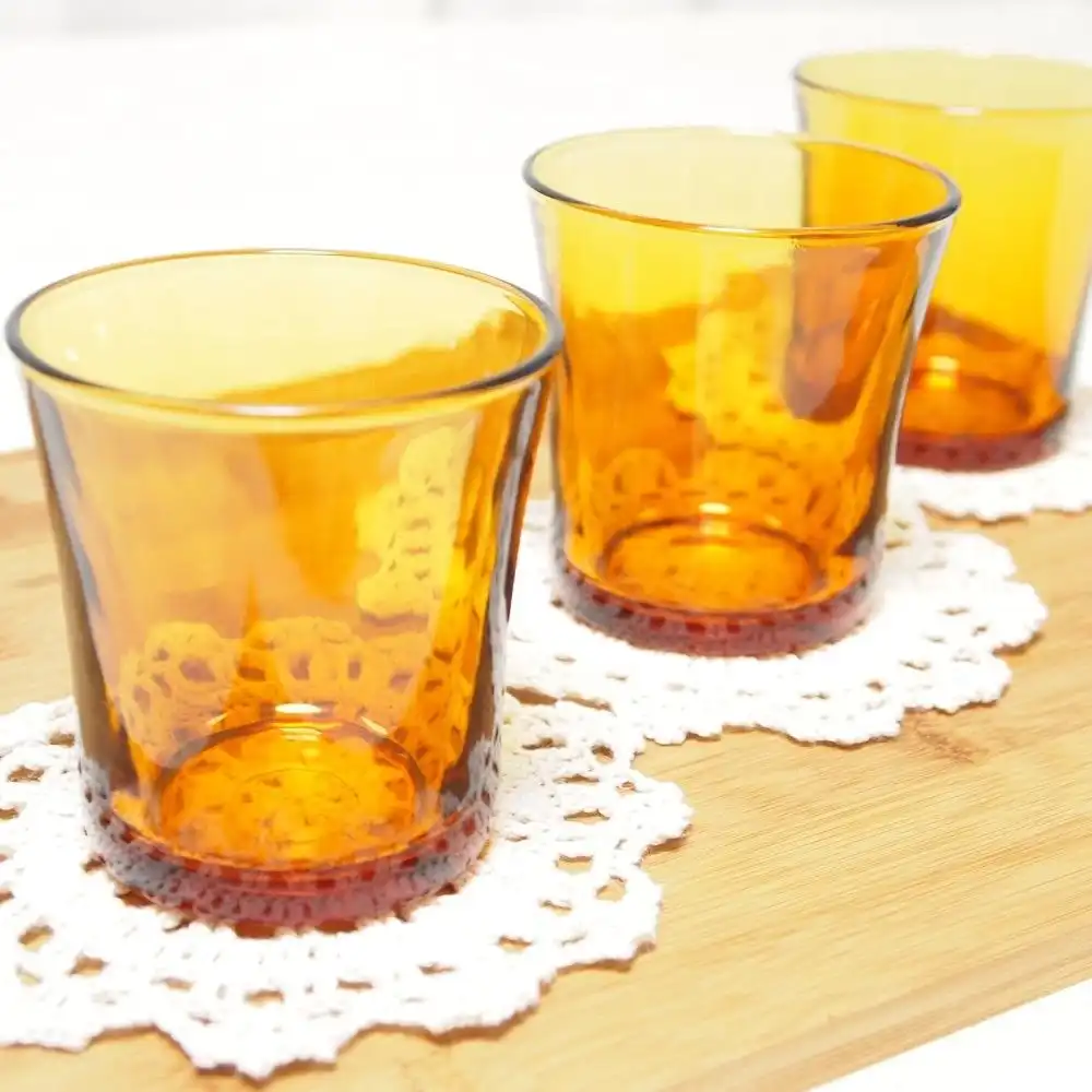 Alternative view of Duralex Lys 4-Piece 5 3/8 oz. Tumbler Set | Amber