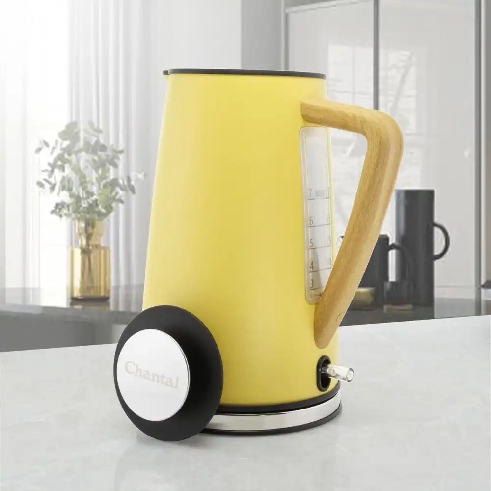 Alternative view of Chantal 1.8 Qt. Oslo Ekettle Electric Water Kettle | Matte Yellow