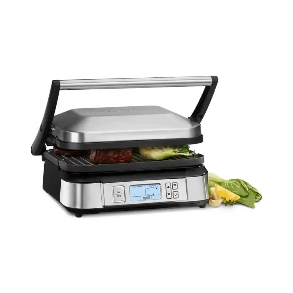 Alternative view of Cuisinart Contact Griddler with Smoke-less Mode | Stainless Steel