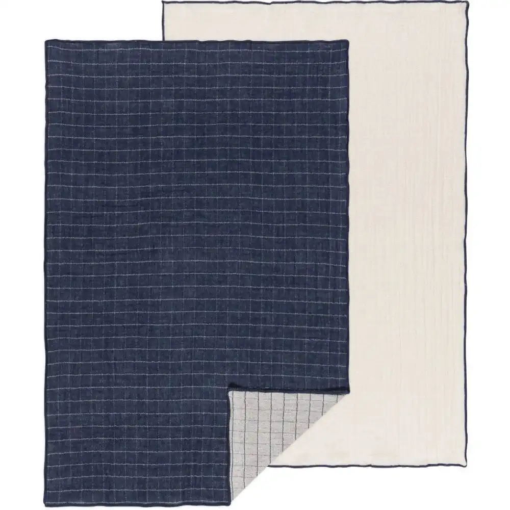 Danica Heirloom Double Weave Dishtowels (Set of 2) | Midnight