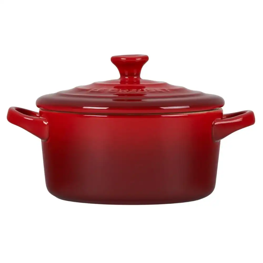 Alternative view of Le Creuset 14oz Round Mini Cocotte | Cerise/Cherry Red