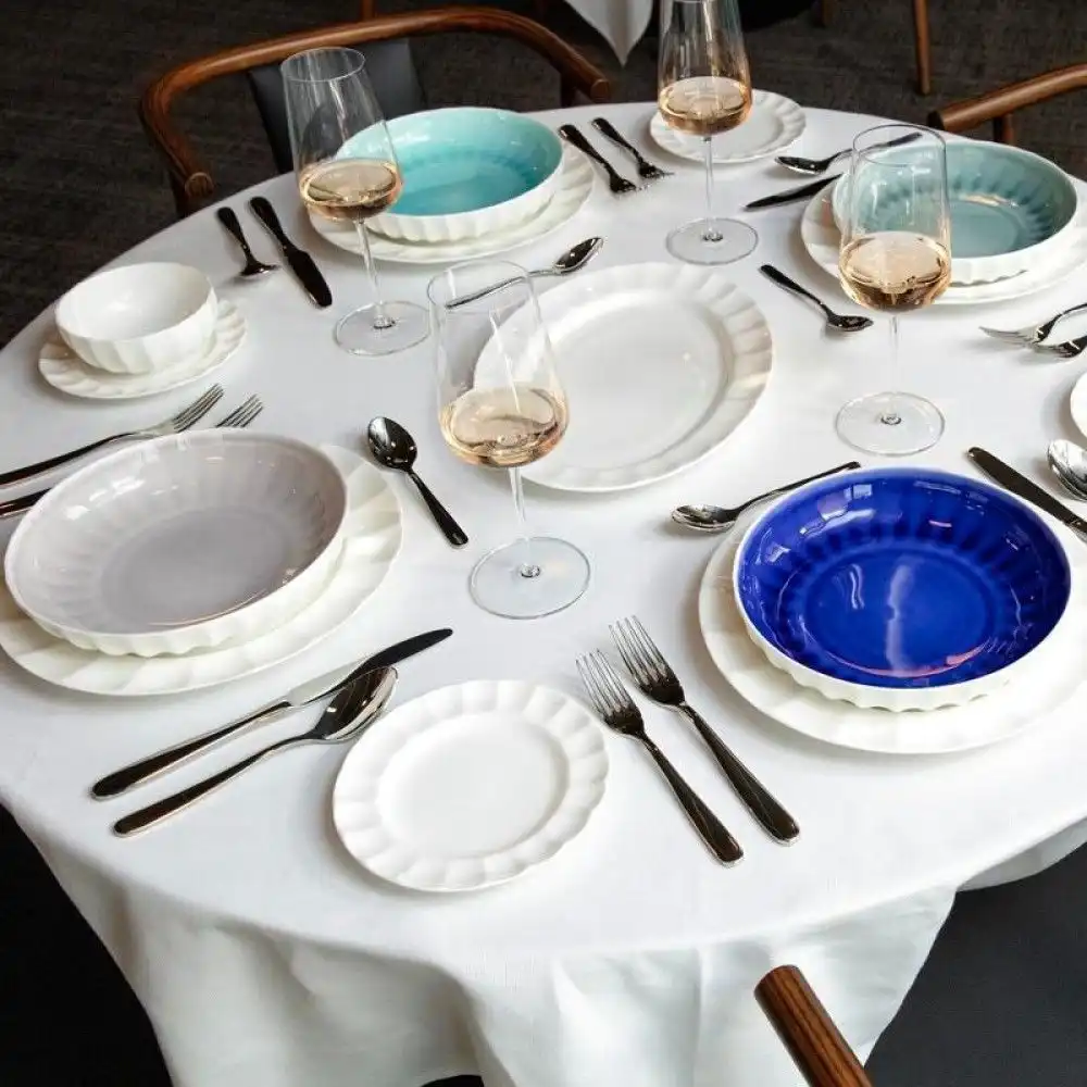 Alternative view of Fortessa Blyss Bone China 16-Piece Dinnerware Set | White
