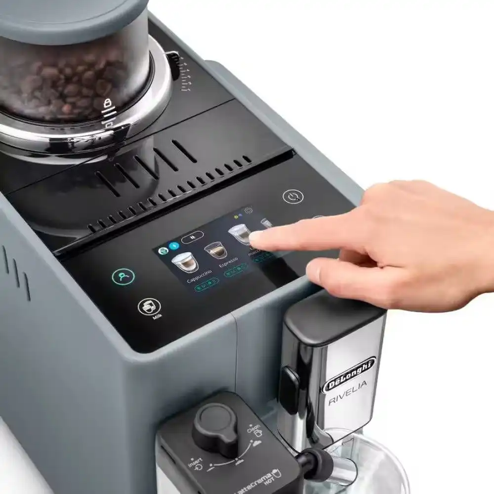 Alternative view of De'Longhi Rivelia Fully Automatic Espresso Machine | Grey