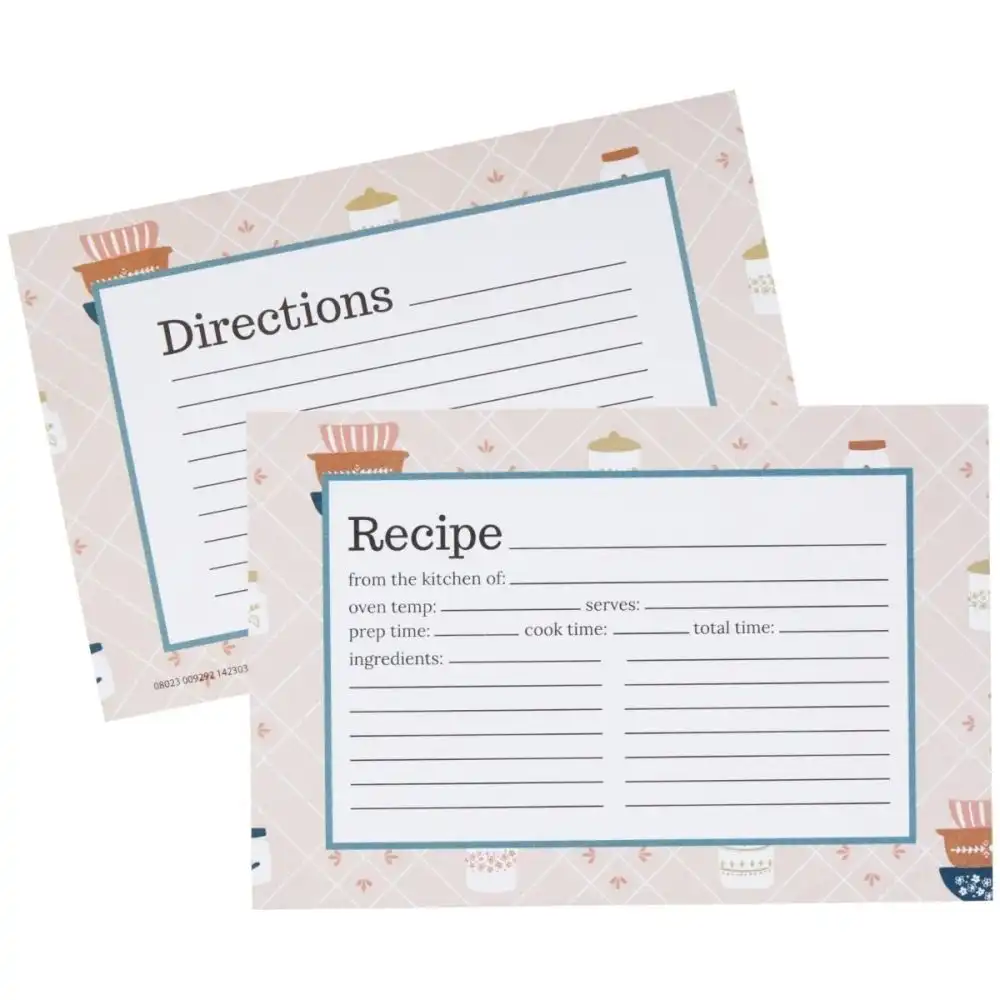 Alternative view of C.R. Gibson 4" x 6" Recipe Cards | Lily & Val Bakeware