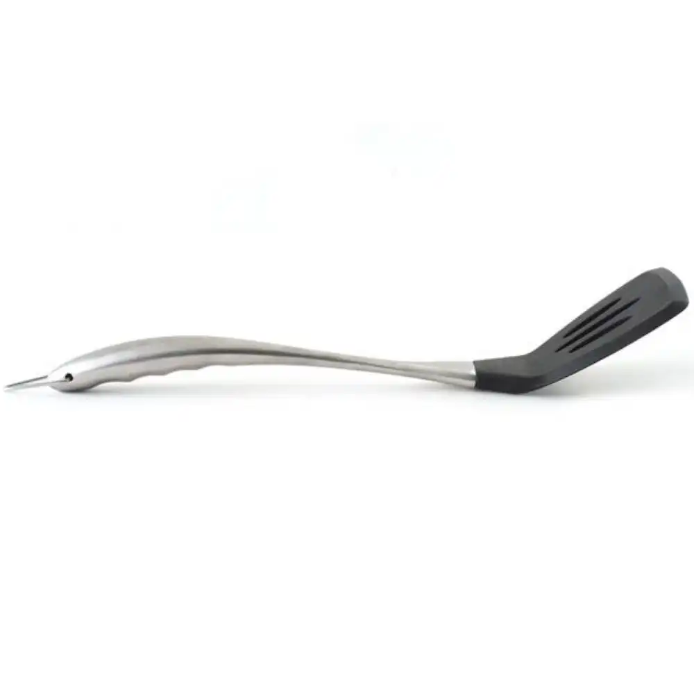 Alternative view of Norpro Stainless Steel and Silicone | Slotted Turner