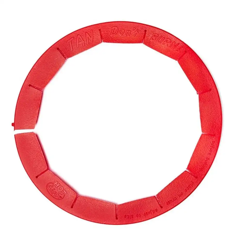 Adjustable 1-Piece Silicone Pie Crust Shield by Talisman Designs