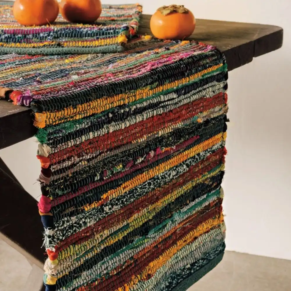 Alternative view of Danica Heirloom Samsara Table Runner | Jade
