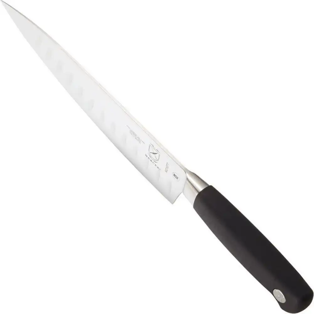 Alternative view of Mercer Cutlery Genesis 8" Chef's Knife | Short Bolster Granton Edge