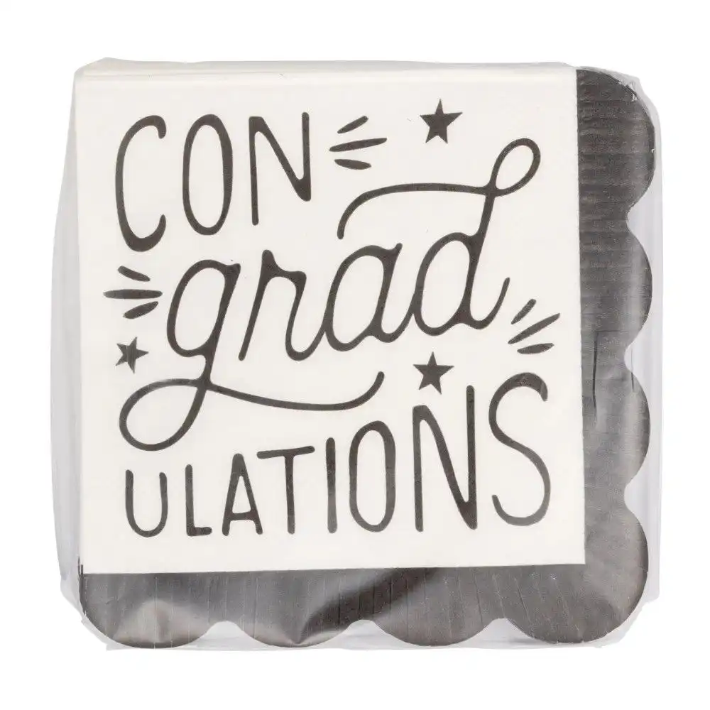 Alternative view of My Mind's Eye ConGRADulations Cocktail Napkins | 24-Piece