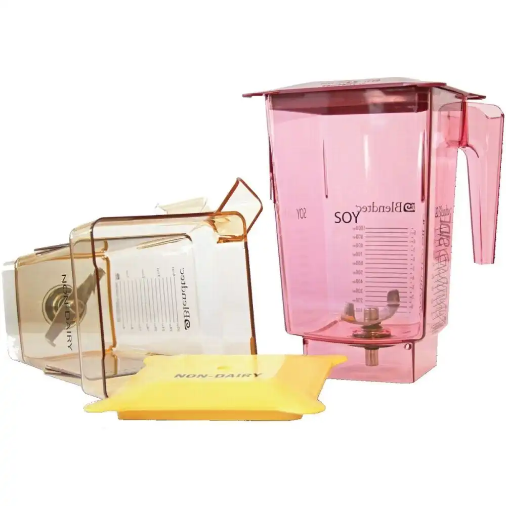 Alternative view of Blendtec Commercial WildSide Blender Jar Set | Allergy Awareness 3-pack