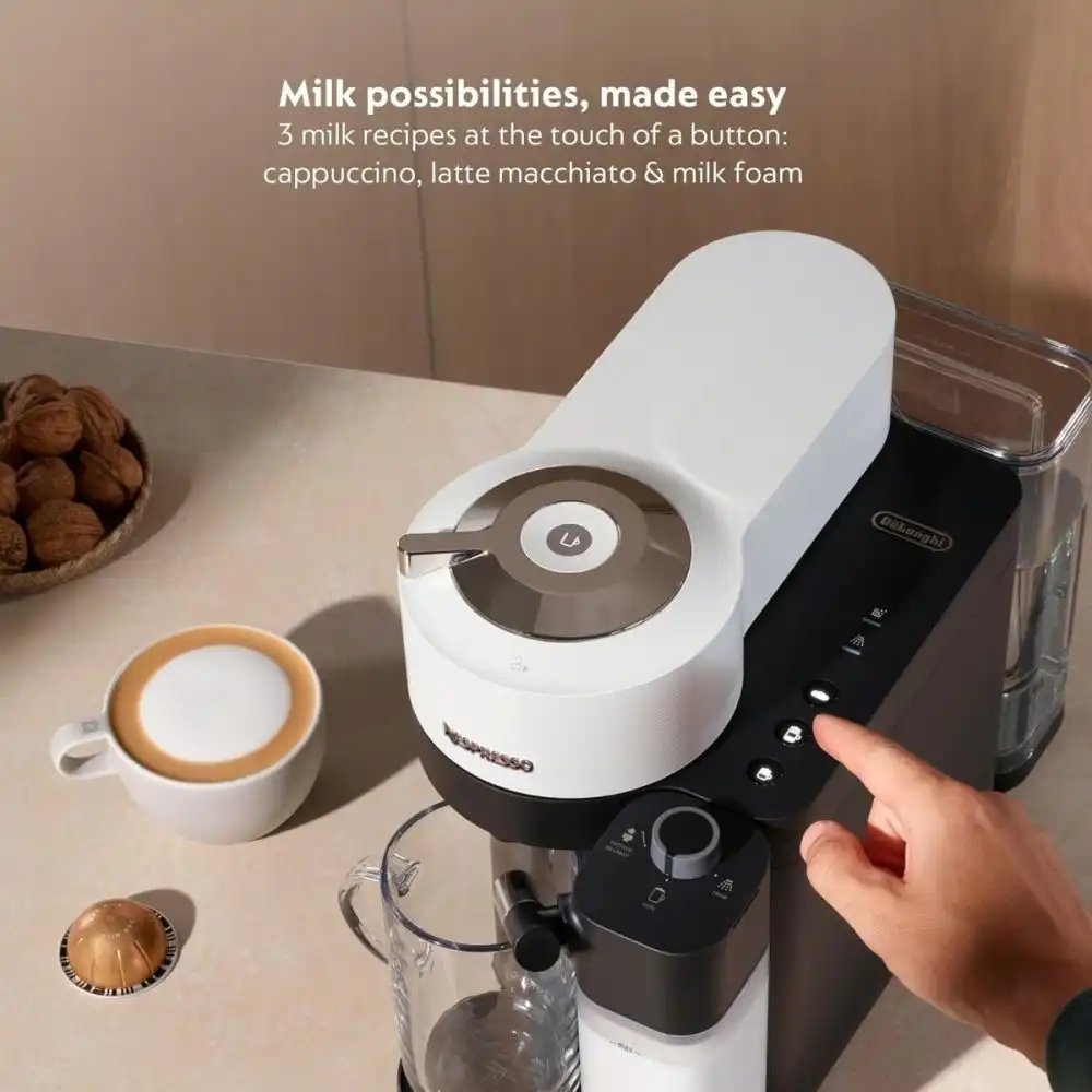 Alternative view of Nespresso Vertuo Lattissima Pod Capsule Latte & Cappuccino Machine by De'Longhi | White