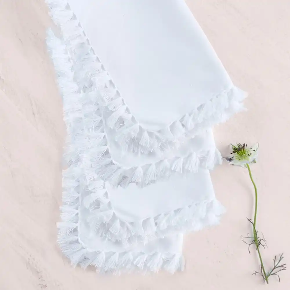 Alternative view of April Cornell Essential Napkin (Set of 4) | White