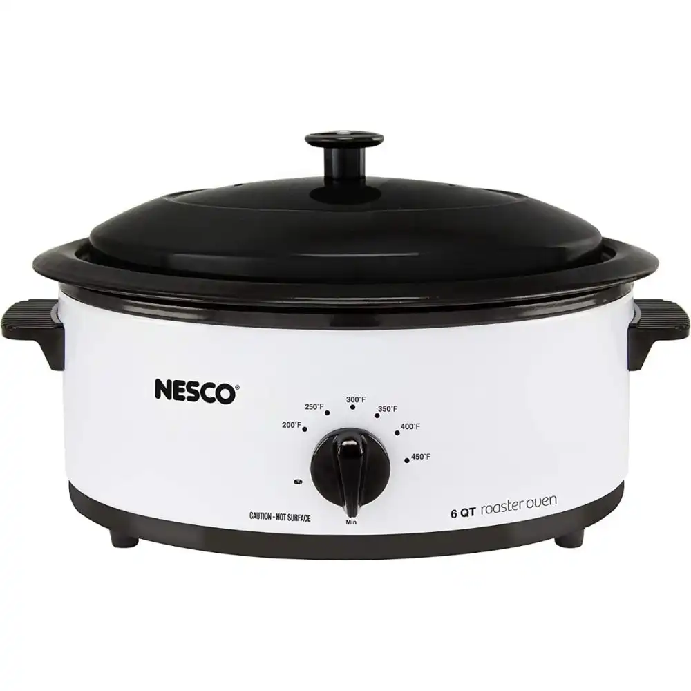 NESCO 6-Quart Roaster | White
