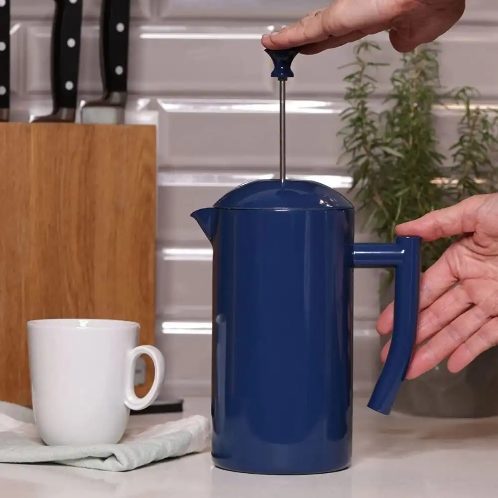 Alternative view of Frieling 34oz Stainless Steel French Press | Navy