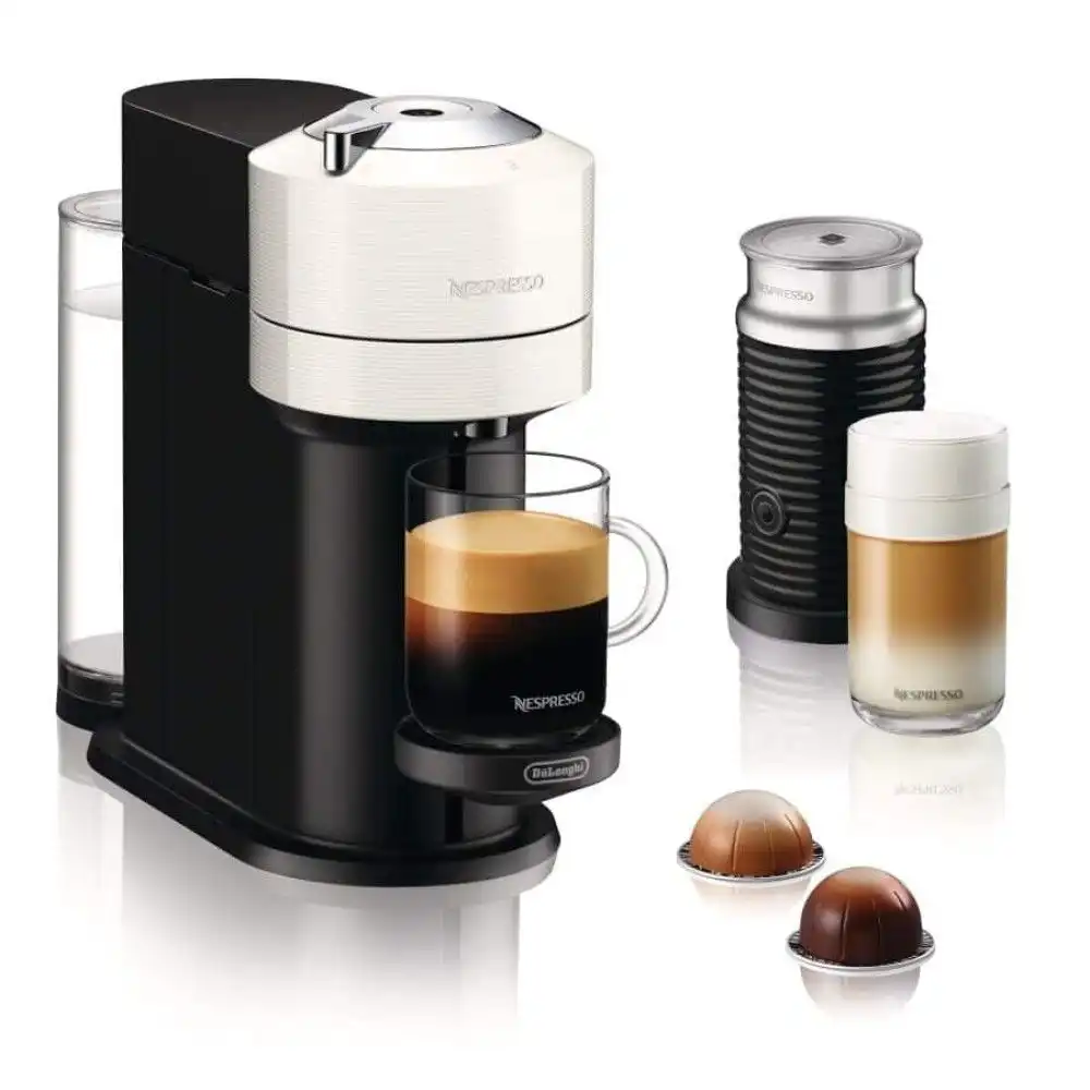 Alternative view of Nespresso Vertuo Next Premium Coffee & Espresso Machine with Aeroccino by De'Longhi | White