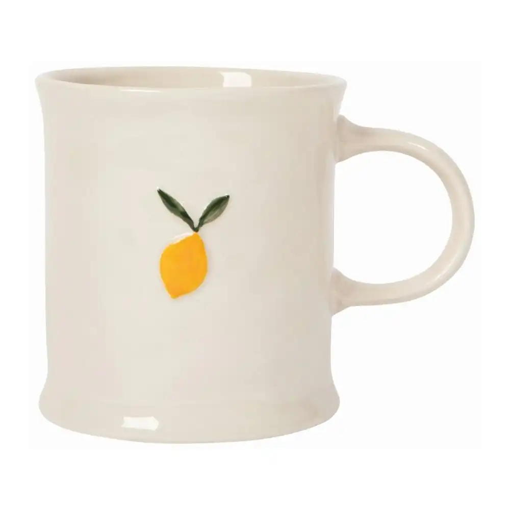 Danica Jubilee Petite Motif 16oz Embossed Mug | Lemon