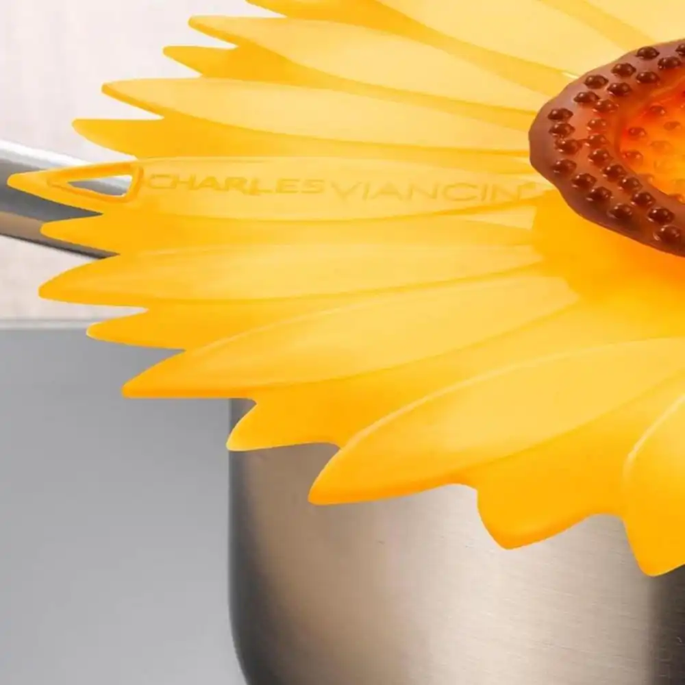 Alternative view of Charles Viancin Silicone Lid | 8" Sunflower