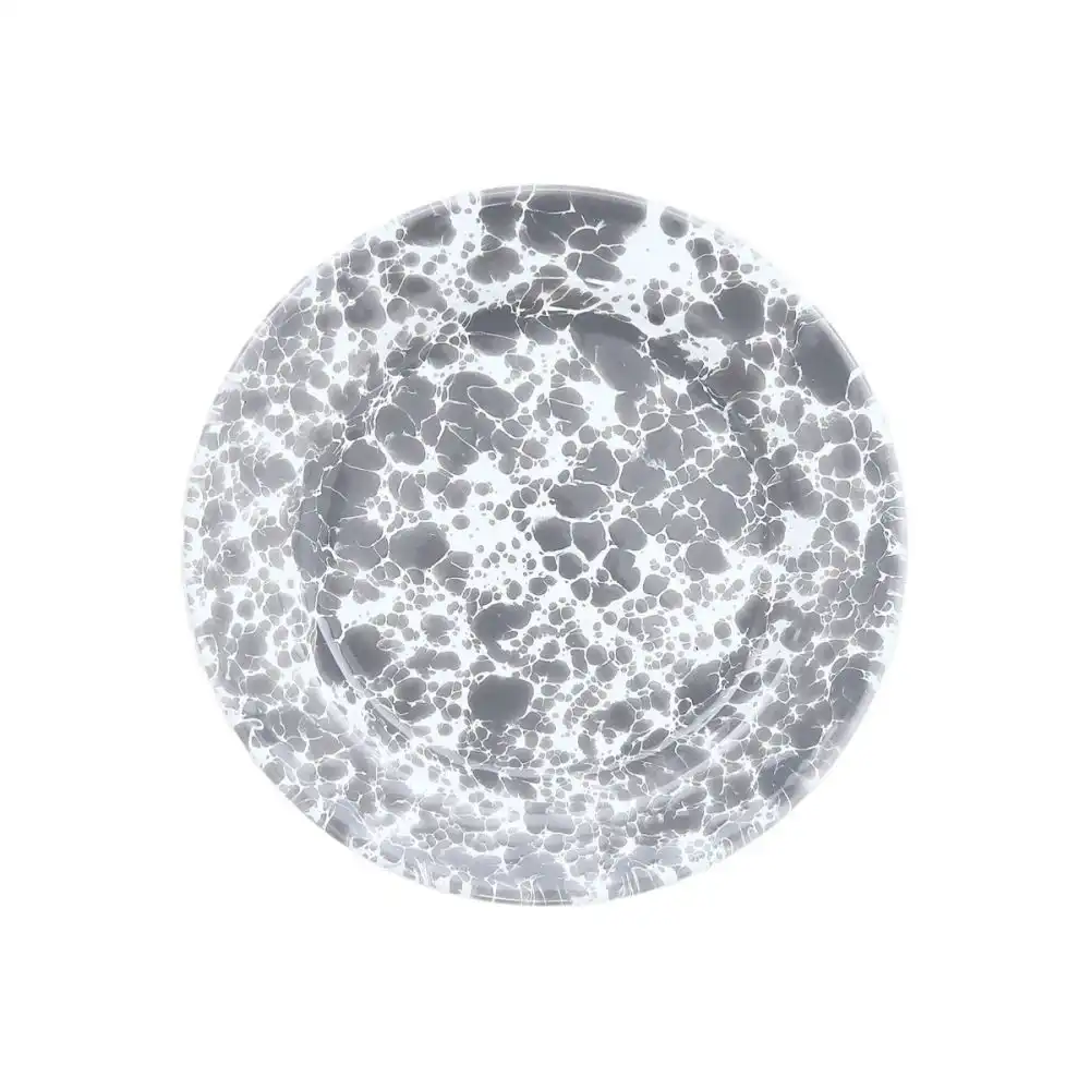 Crow Canyon 8" Salad Plate | Grey Splatter