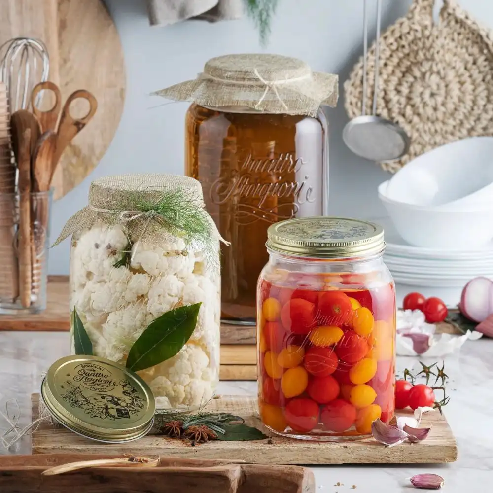 Alternative view of Bormioli Rocco Quattro Stagioni Wide Mouth Canning Jar | 67oz