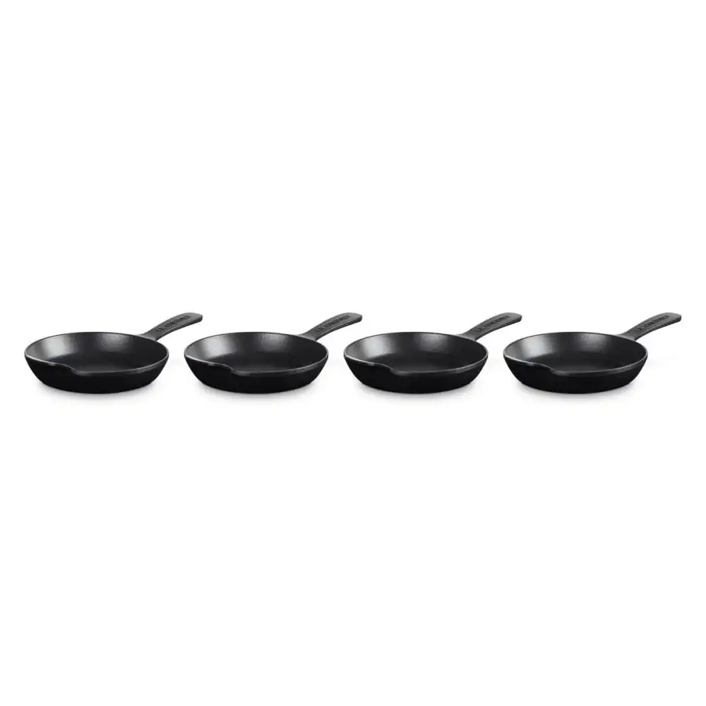 Alternative view of Le Creuset Gourmand Collection 0.5 Qt. Mini Skillet | Set of 4