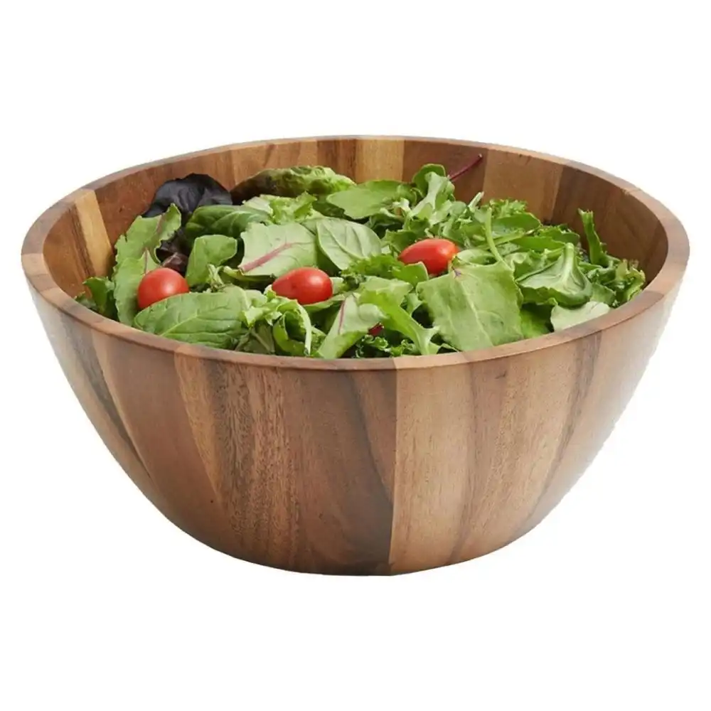 Alternative view of Frieling Tulip Acacia 12" Serving Bowl | Large