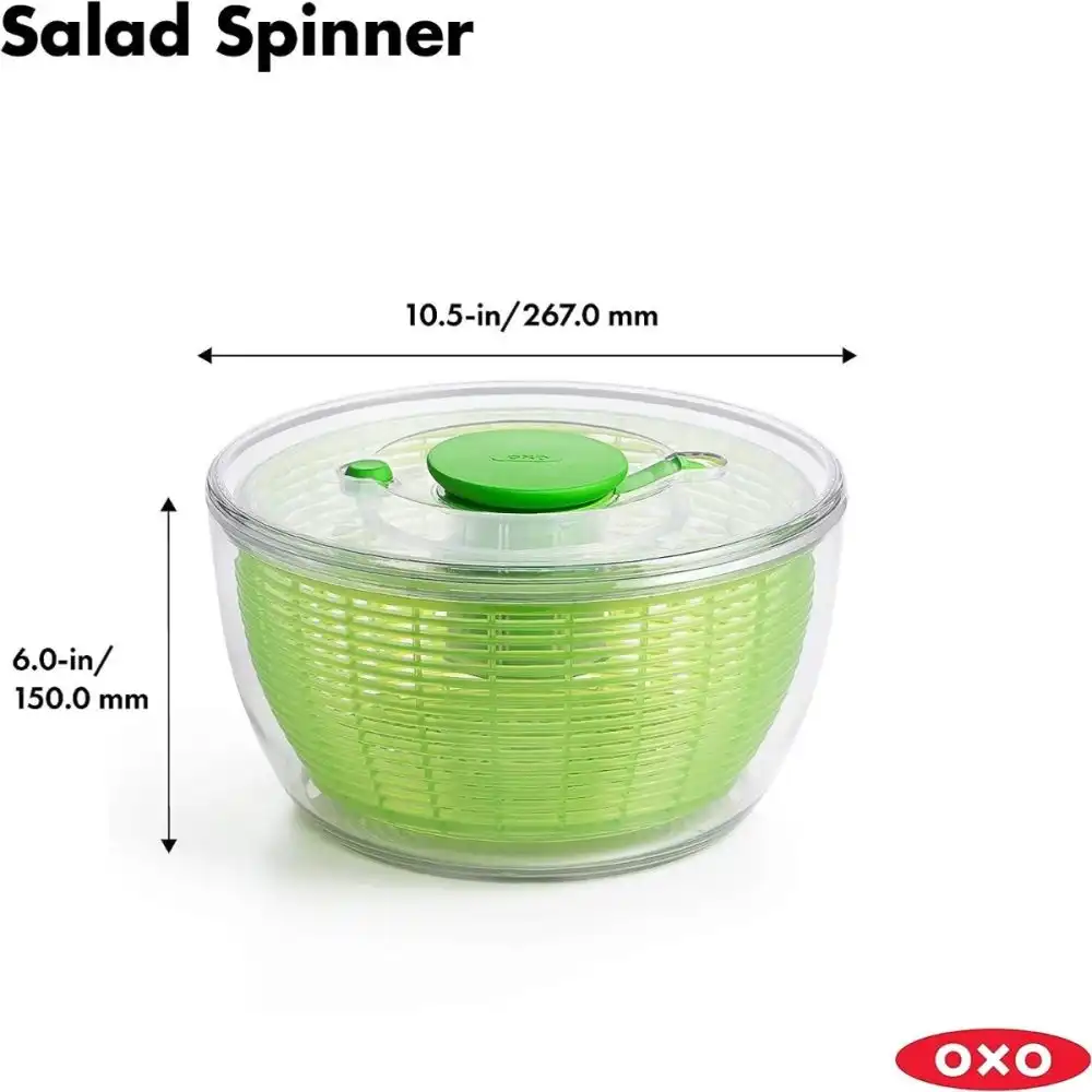 Alternative view of OXO Good Grips 10.5" Salad Spinner | Green