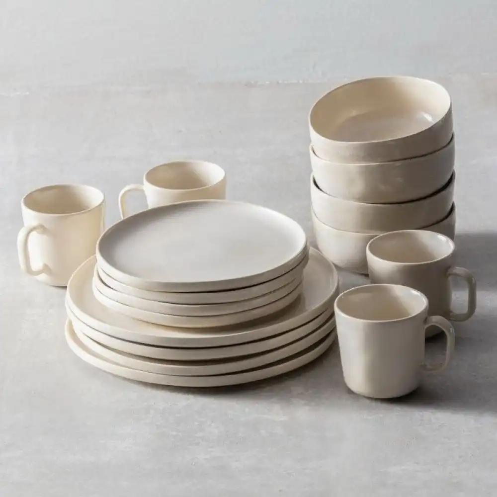 Alternative view of Fortessa Cloud Terre Collection No. 3 16-Piece Dinnerware Set | Sand