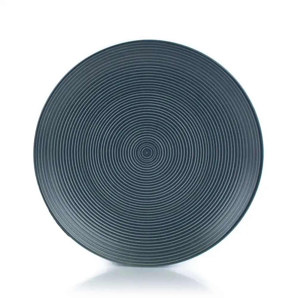 Alternative view of Everything Kitchens Deep Matte 10.5" Dinner Plates (Set of 4) | Charcoal