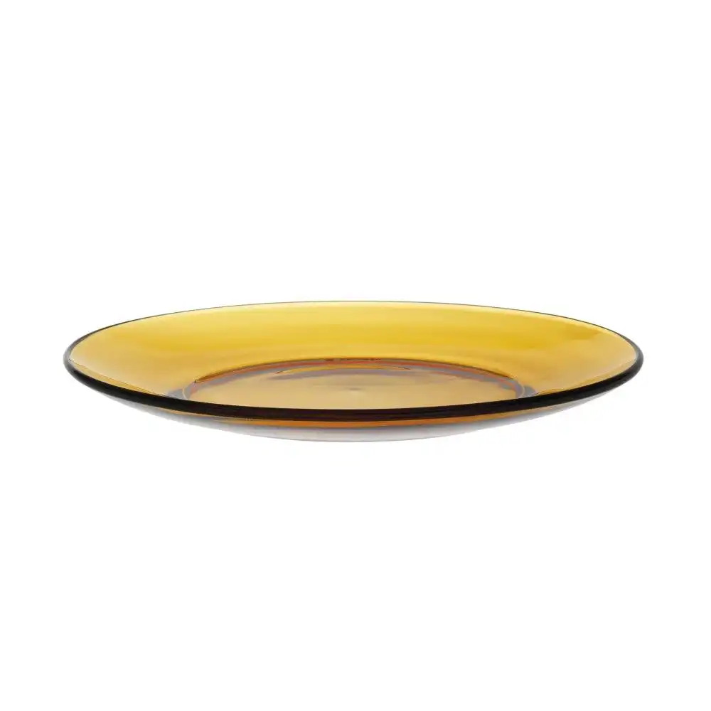 Duralex Lys 6-Piece Dessert Plate Set | Amber