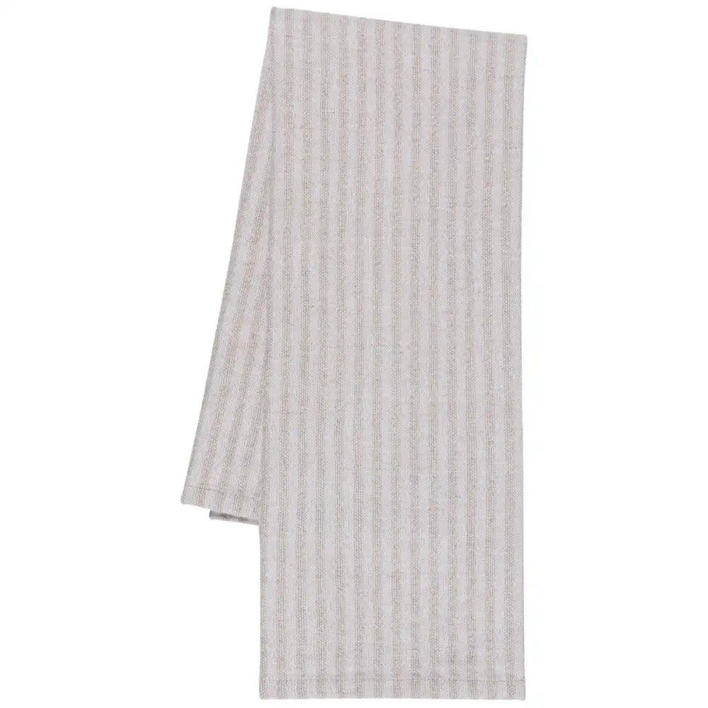 Alternative view of Danica Heirloom Linen-Cotton Dishtowel | Dove Gray